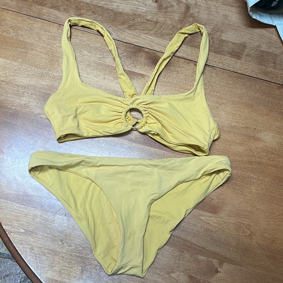L Space Swim L Space Julia Bikini Set Sunshine Gold Poshmark